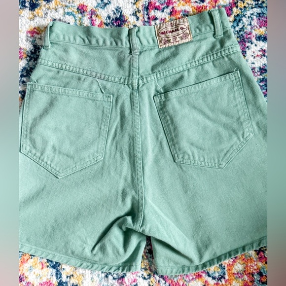 Michael G 90s Vintage Denim Shorts - Picture 4 of 8